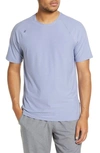 Rhone Crew Neck Short Sleeve T-shirt In Purple Ice