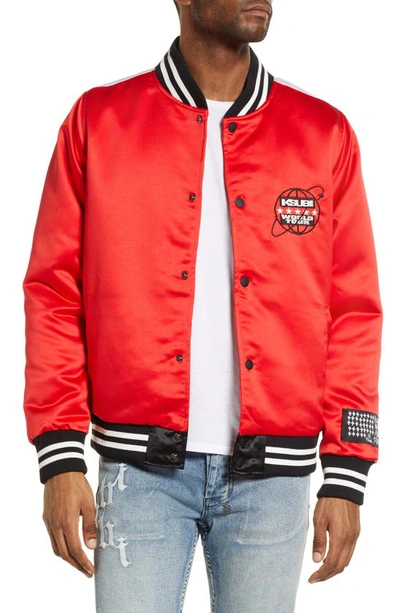 Ksubi World Tour Jacket In Red