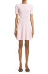 Givenchy Jacquard-knit Mini Dress In 681-light Pink