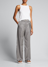 Loulou Studio Mahina Cotton Tank Top In Grey