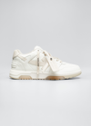 Off-white White Out Of Office Low-top Leather Sneakers In White /beige