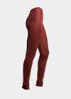 The Row Ensley Skinny-leg Tulle Pants In Garnet