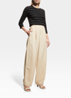 Vince Straight-leg Pull-on Pants In Pale Sand
