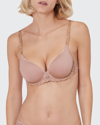 Simone Perele Andora 3d Convertible Plunge Bra In Agate Green