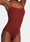 Eres Aquarelle One-piece Swimsuit With Thin Straps In Brugnon 22e