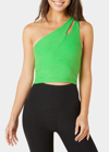 Beyond Yoga Lost Your Mind Cropped Tank Top In Honeydew Pop Heat