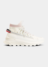 MONCLER MONTE RUNNER HIGH-TOP SNEAKERS