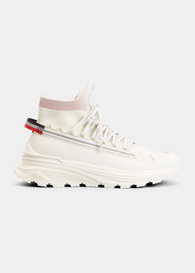 Moncler Monte Runner High-top Sneakers In White