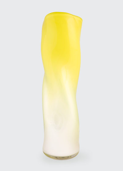 Feyz Studio Tall Vase - Mirrored Yellow