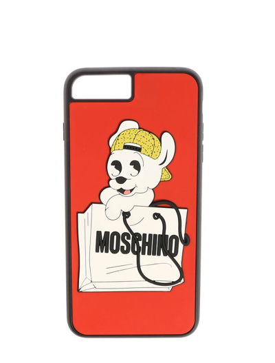 Moschino Ladies Betty Boop Pudgy Iphone Case In Red