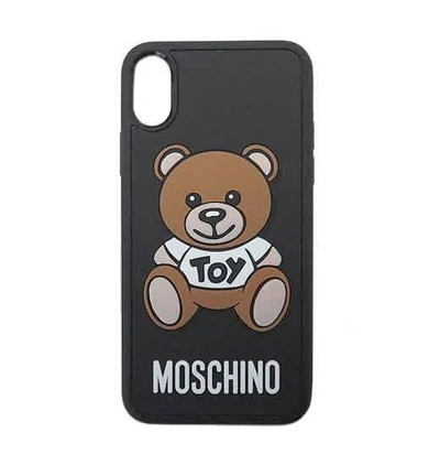 Moschino Ladies Teddy Bear Iphone X Case In Black