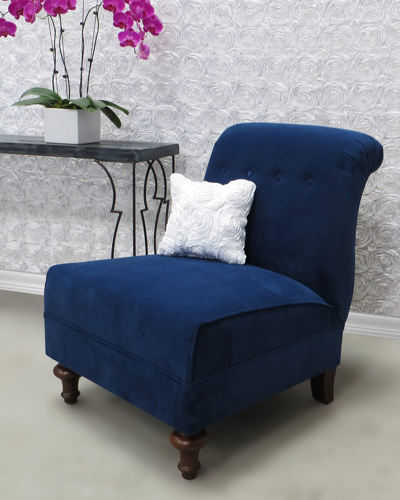 Haute House Glamour Chair In Navy