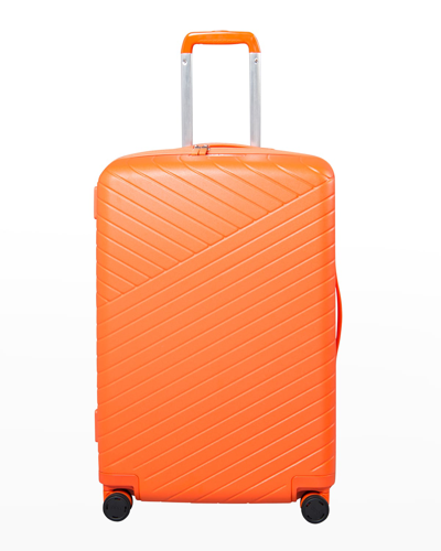 Ooo Traveling Expandable 26" Medium Spinner Luggage In Orange