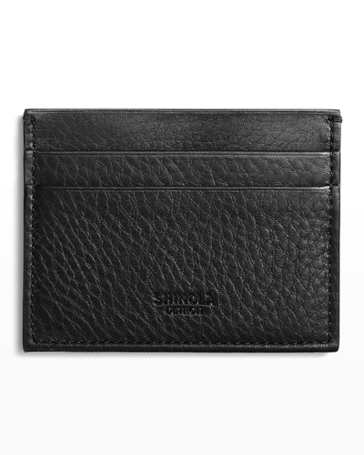 Shinola Men's Five-pocket Leather Card Case In Tan