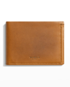 Shinola Men's Slim Vachetta Leather Bifold Wallet
