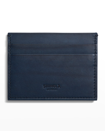 Shinola Men's 5-pocket Card Case In Navy