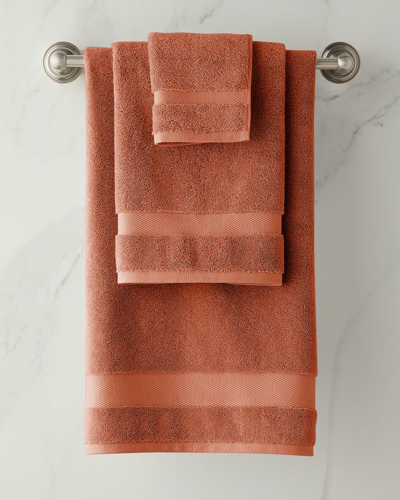 Sferra Dobby Bath Towel In Copper