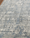 Exquisite Rugs Pismo Hand-loomed Rug, 5' X 8' In Gray/blue