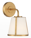 Crystorama Fulton 1-light Antique Gold Wall Mount