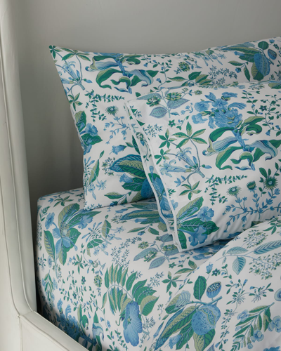 Matouk Pomegranate Standard Pillowcase Pair In Sea