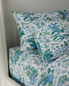 Matouk Pomegranate King Fitted Sheet In Sea