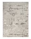 Nourcouture Aquarelle Natural Truffle Hand-knotted Rug, 8' X 10' In Mocha Gray