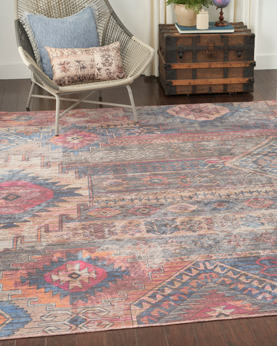 Nourcouture Simone Washable Rug, 8' X 10' In Multicolor