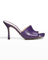 Bottega Veneta Stretch Sandals In Plum