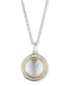 Ippolita Stella Lollipop Pendant Necklace In Mother-of-pearl Doublet With Diamonds In Mother Of Pearl