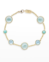 Ippolita Lollipop Station Bracelet In 18k Gold In Waterfall