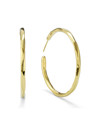 Ippolita Large Faceted Hoop Earrings In 18k Gold