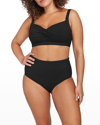 Artesands Plus Size Botticelli Wire-free Convertible-strap Bikini Top In Aria