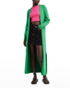 Apparis Aria Vegan Cashmere Duster Cardigan In Vine