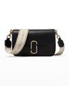 Marc Jacobs Flap Leather Shoulder Bag In Black