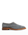 Allen Edmonds Men's Strandmok Suede Oxford Shoes In Slate