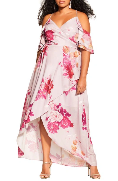chinese dress ladies City Chic Women Plus Size Lila Maxi Dress, Fall Floral, 12 at Amazon  Women's Clothing store