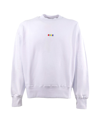 Msgm Jumper With Embroidered Logo In White 1