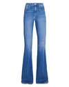 L Agence Bell High-rise Flared Jeans In Denim-lt