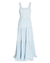 Jonathan Simkhai Women's Celleste Plisse Knit Midi-dress In Light Blue