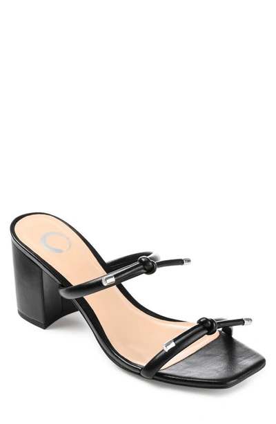 Journee Collection Tru Comfort Jess Heeled Sandal In Black