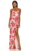 Katie May Baby Cakes Strapless Gown In Pink