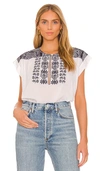 Shop Nili Lotan Aurielle Top In Ivory