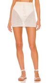 L*space Coast Is Clear Mini Skirt In Cream