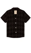 Oas Black Diamond Shirt In Black