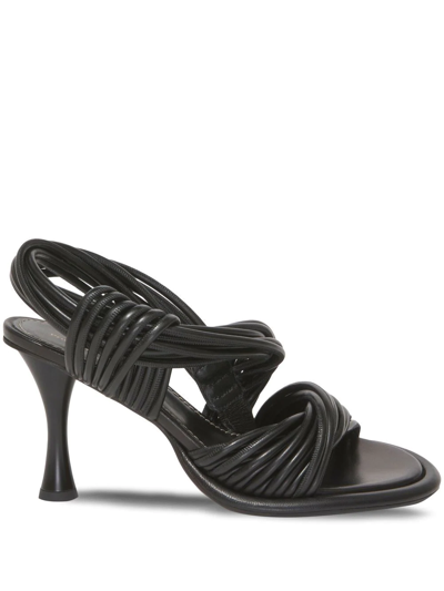 Proenza Schouler Pipe Strappy Slingback Sandals In Black