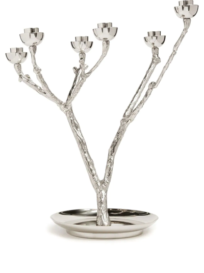 Polspotten Twiggy Candle Holder In Silber