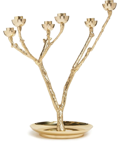 Polspotten Twiggy Candle Holder In Gold