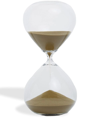 Polspotten Large Sandglas Ball In Gold