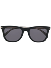 Eyewear By David Beckham Square-frame Sunglasses In Schwarz