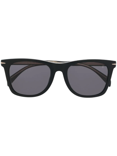 Eyewear By David Beckham Square-frame Sunglasses In Schwarz